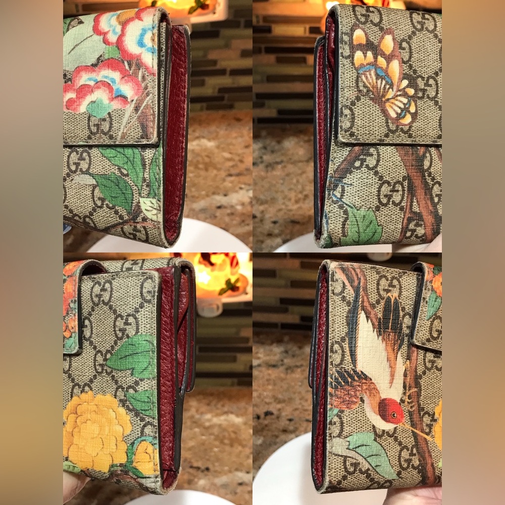 GUCCI GG Supreme Tian Bird Bifold Wallet 😍🔥 - Picture 14 of 17
